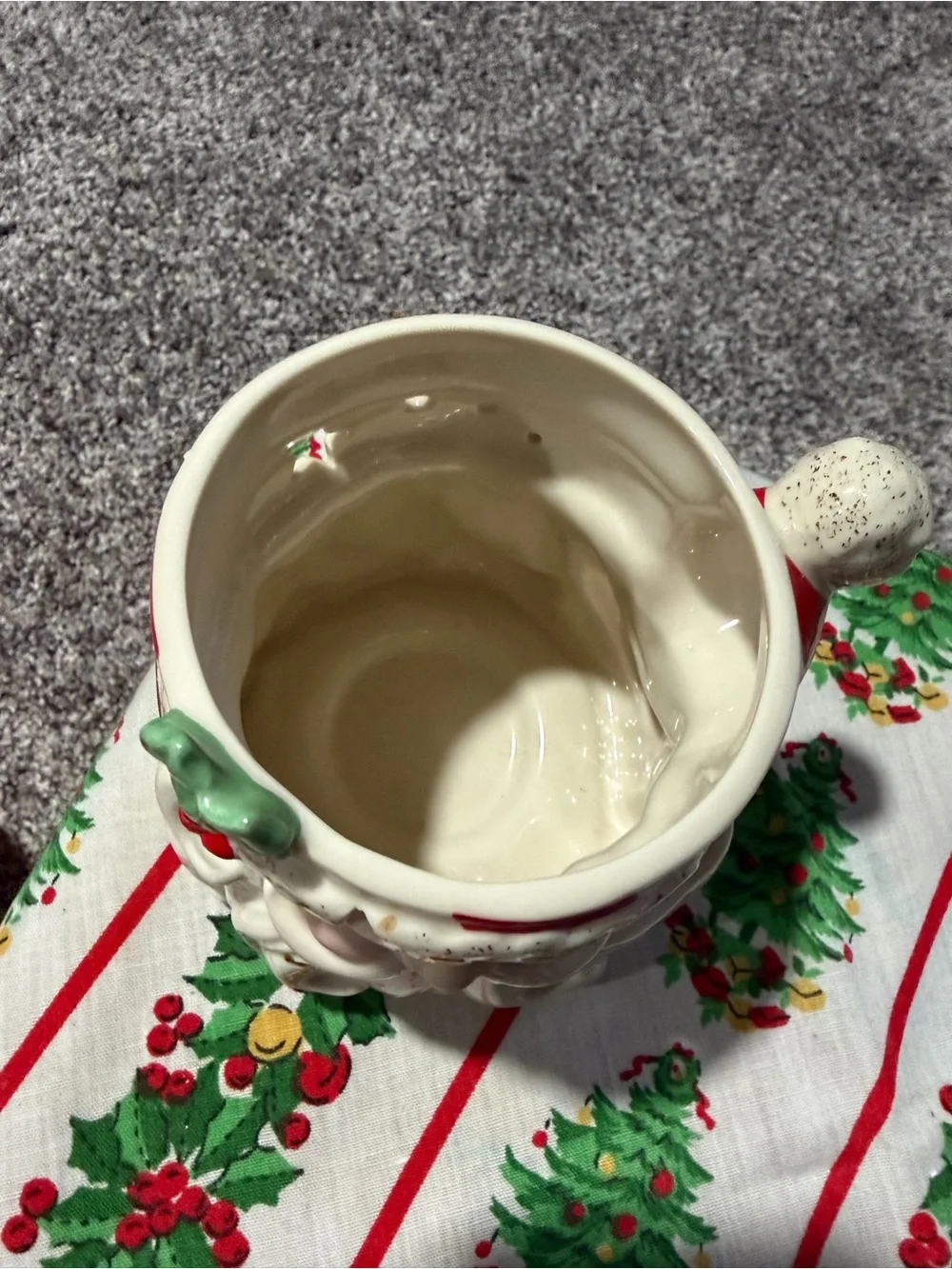 Lenox Festive Santa votive holder.